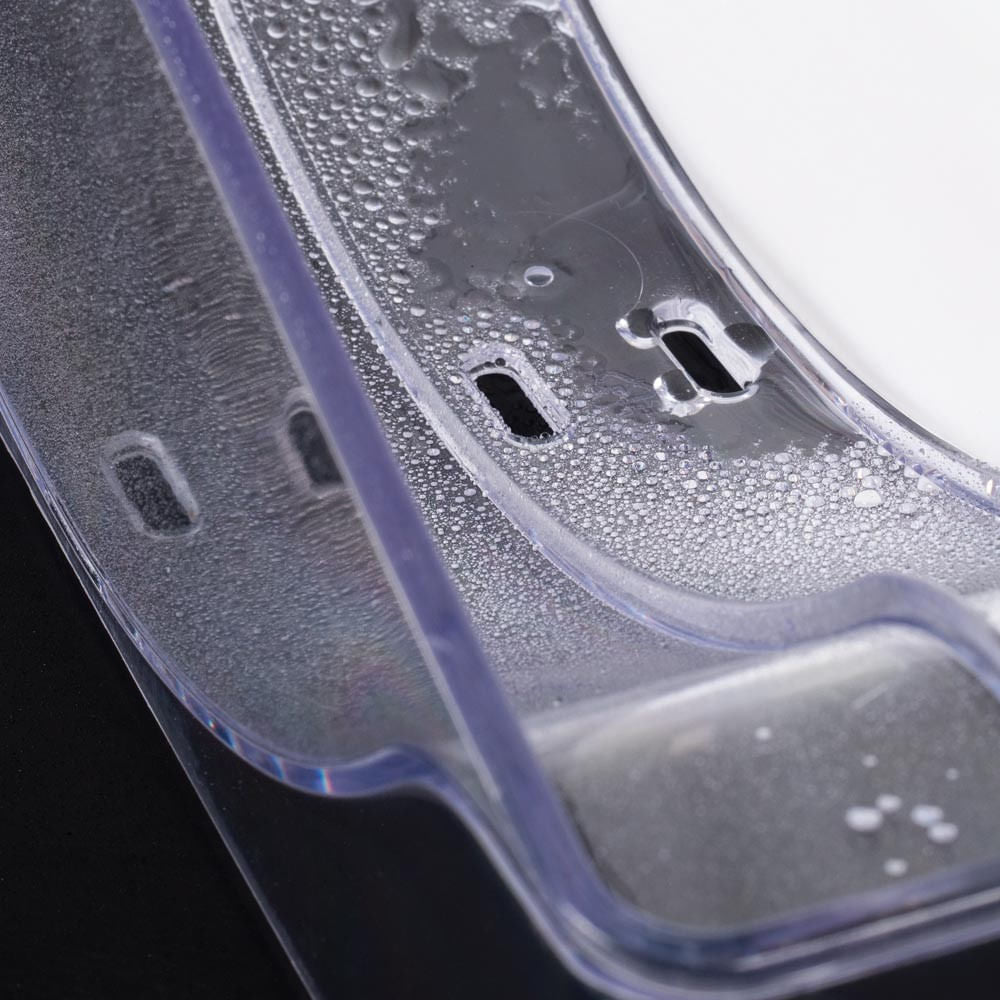 Escorredor de Pratos Transparente Capacidade 12 Pratos