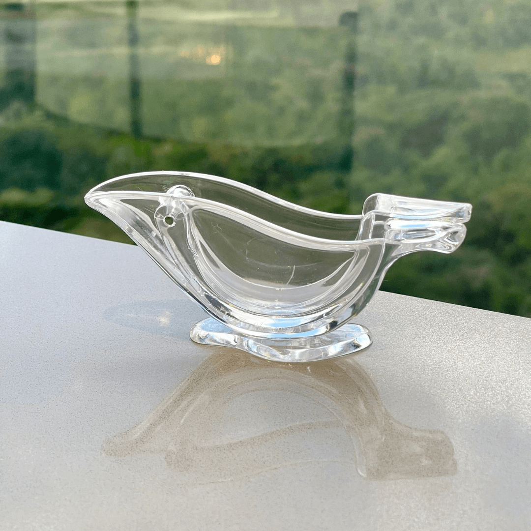Espremedor de Limao em Acrilico Bird 12cm