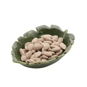 Folha Decorativa De Cerâmica Banana Leaf Verde 16 cm