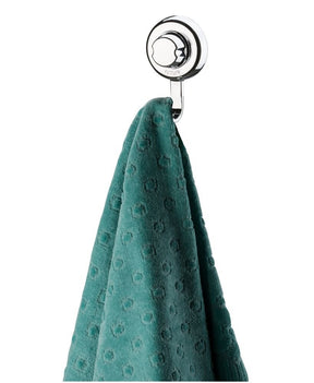 Gancho de Parede para Pendurar Multiuso Cromado com Ventosa - Fácil Instalação