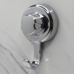 Gancho de Parede para Pendurar Multiuso Cromado com Ventosa - Fácil Instalação