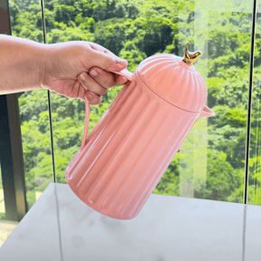 Garrafa Térmica de Plástico Bird Rosa 600ml