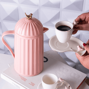 Garrafa Térmica de Plástico Bird Rosa 600ml