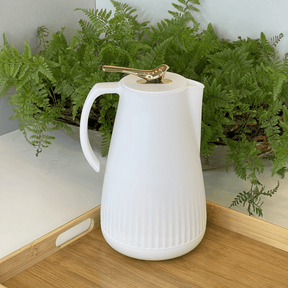 Garrafa Termica de Plástico New Bird Branca 1 Litro