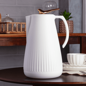 Garrafa Termica de Plástico New Bird Branca 1 Litro