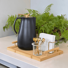 Garrafa Termica de Plástico New Bird Preta 1 Litro