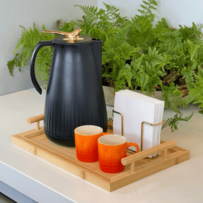 Garrafa Termica de Plástico New Bird Preta 1 Litro