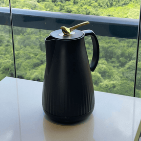 Garrafa Termica de Plástico New Bird Preta 1 Litro