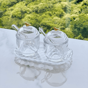 Meleira com Pegador e Tampa de Cristal Golden Bird 150ml