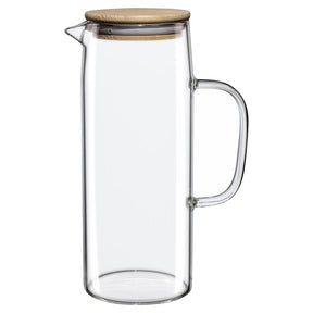 Jarra de Vidro com Tampa de Bambu Doppio 1,2L