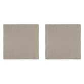 Jogo 2 Guardanapos Tricoline Liso Caqui 43cm