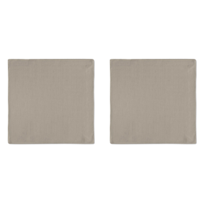 Jogo 2 Guardanapos Tricoline Liso Caqui 43cm