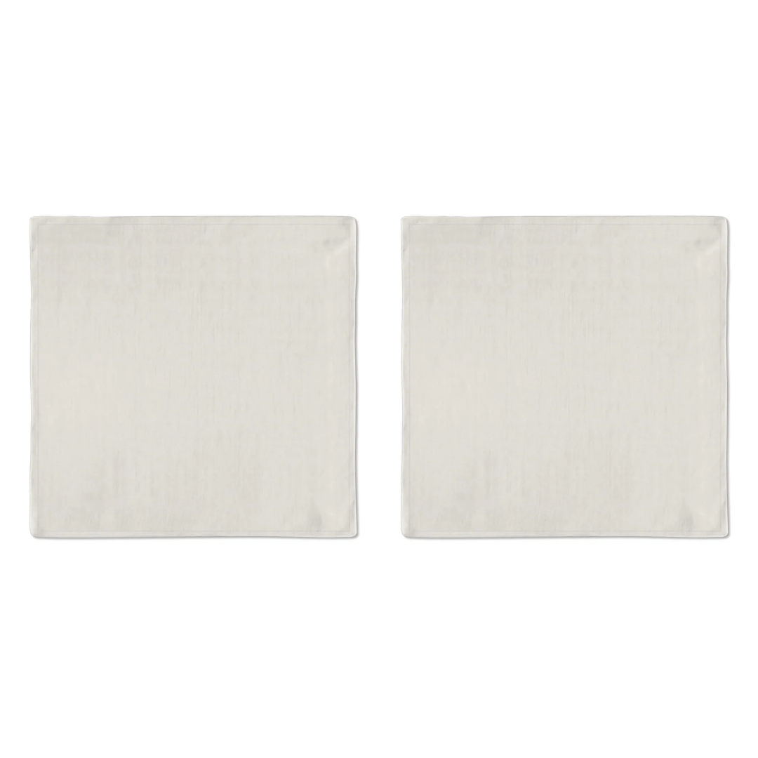 Jogo 2 Guardanapos Tricoline Liso Palha 43cm