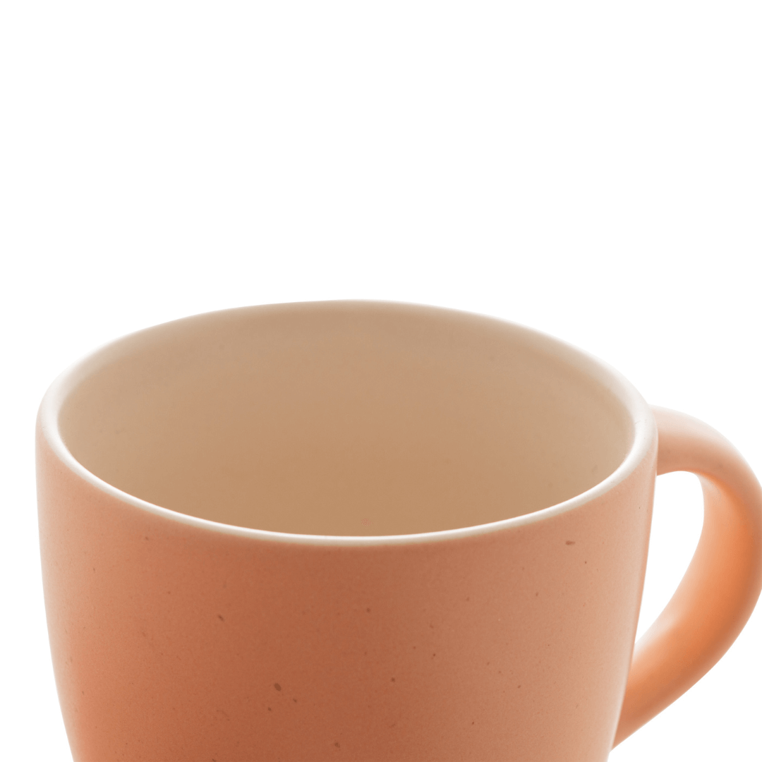 Jogo 4 Canecas com Pires de Madeira Salmon Liptus 115ml