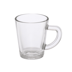 Jogo 6 Canecas de Café Lisa de Vidro 70ml