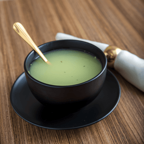 Jogo 6 Colheres Positano Dourada 18cm