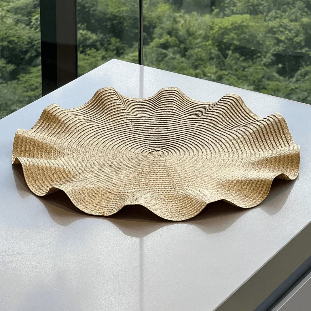 Kit 6 Jogos Americanos Babado Dourado 38cm