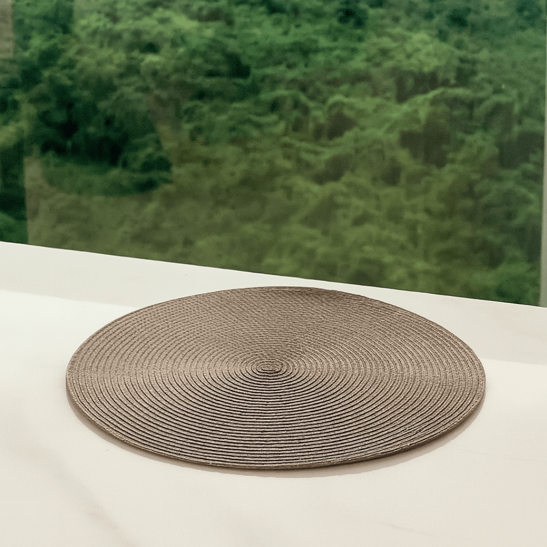 Jogo Americano Redondo Avulso Luna Mocca 38cm