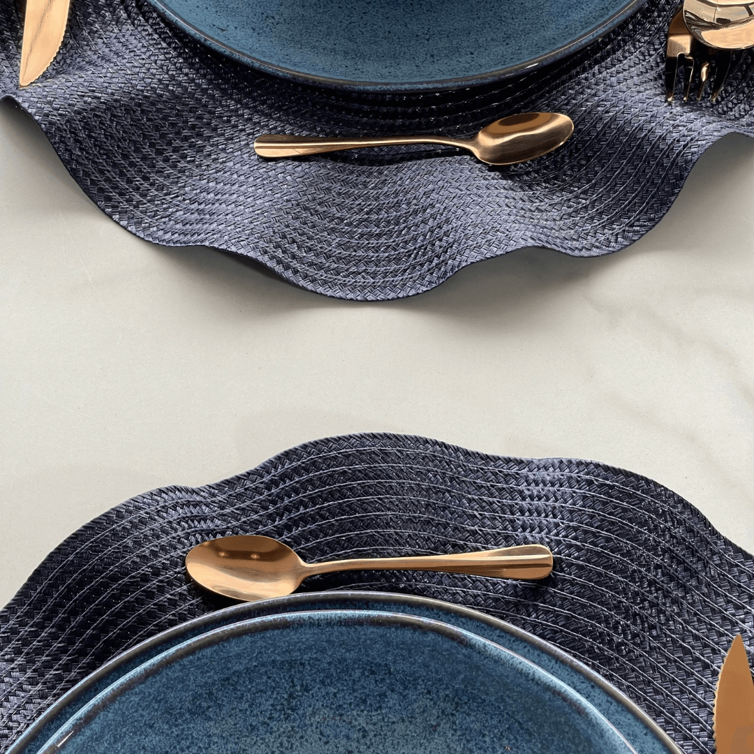 Faqueiro 24 Peças de Aço Inox Positano Rose Gold