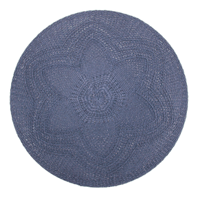 Jogo Americano Redondo Fiore Azul 38cm