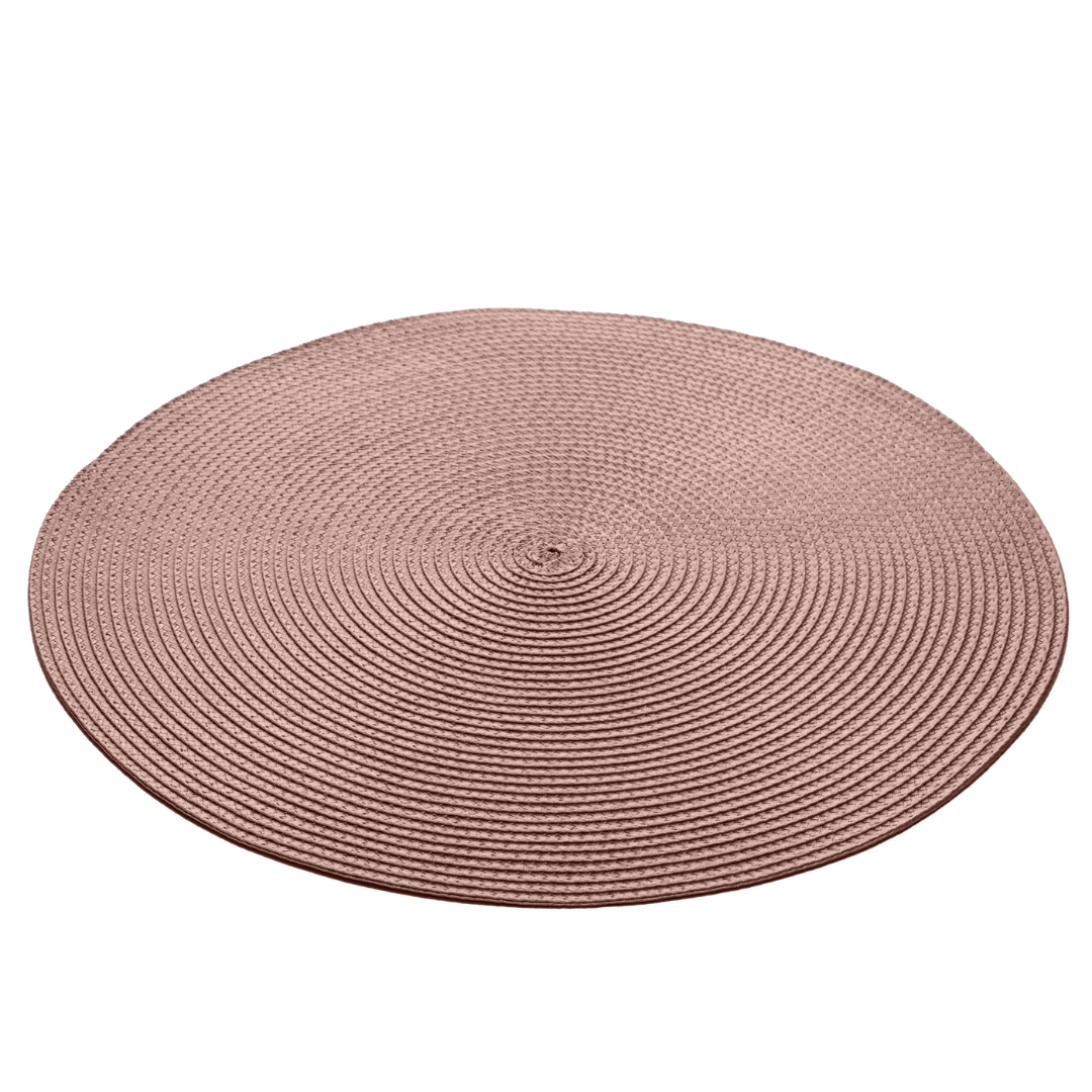 Jogo Americano Redondo Fresno Taupe 38cm