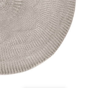 Jogo Americano Serenity Renda Cinza Cimento Queimado 38cm