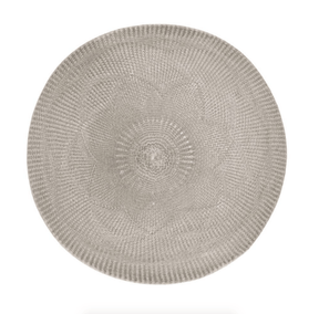 Jogo Americano Serenity Renda Cinza Cimento Queimado 38cm