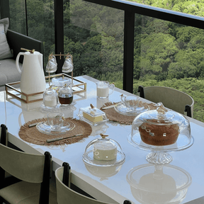 Jogo de 4 Xícaras de Café com Pires Golden Bird 80ml