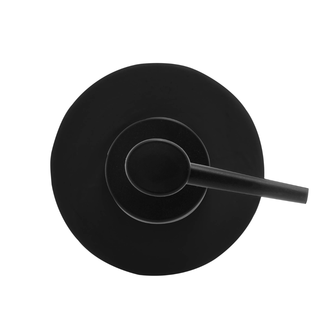 Jogo para Banheiro Leaf em Ceramica Preto 2 Peças