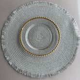 Jogo Americano Redondo Avulso Lana Salvia 38cm