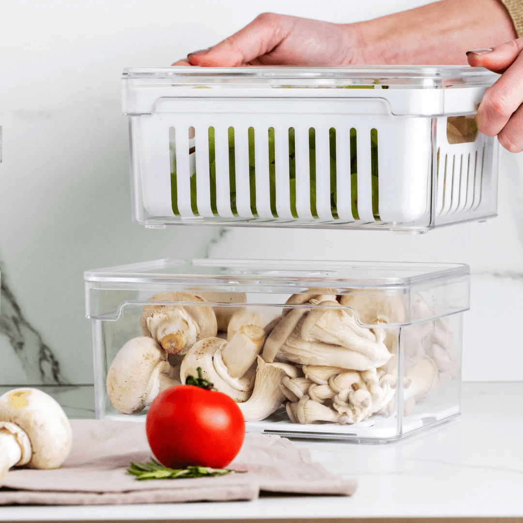 Kit 2 Organizadores Clear Fresh 2,2 Litros