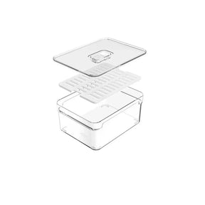 Kit 2 Organizadores Clear Fresh 2,2 Litros