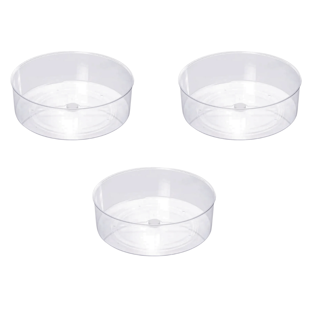 Kit 3 Organizadores Giratórios 23,5cm x 9cm