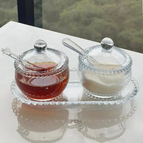 Kit 3 Peças Meleira, Açucareiro e Travessa Pearl