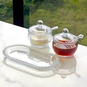 Kit 3 Peças Meleira, Açucareiro e Travessa Pearl