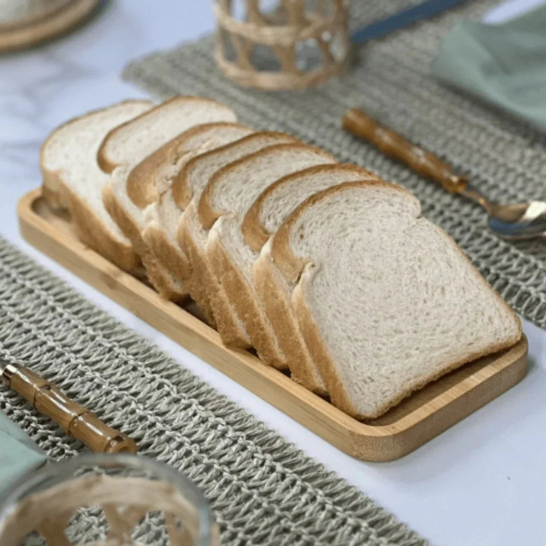 Kit 12 Bandejas de Bambu Hire 28cm