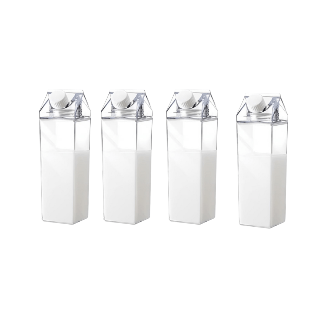 Kit 4 Garrafas para Bebidas Decorativa My Box 1 Litro