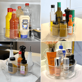 Kit 3 Organizadores Giratórios 23,5cm x 9cm