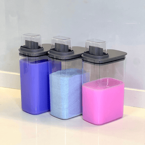 Kit 4 Potes Herméticos Flow Chumbo com Copo Medidor 2,3 Litros