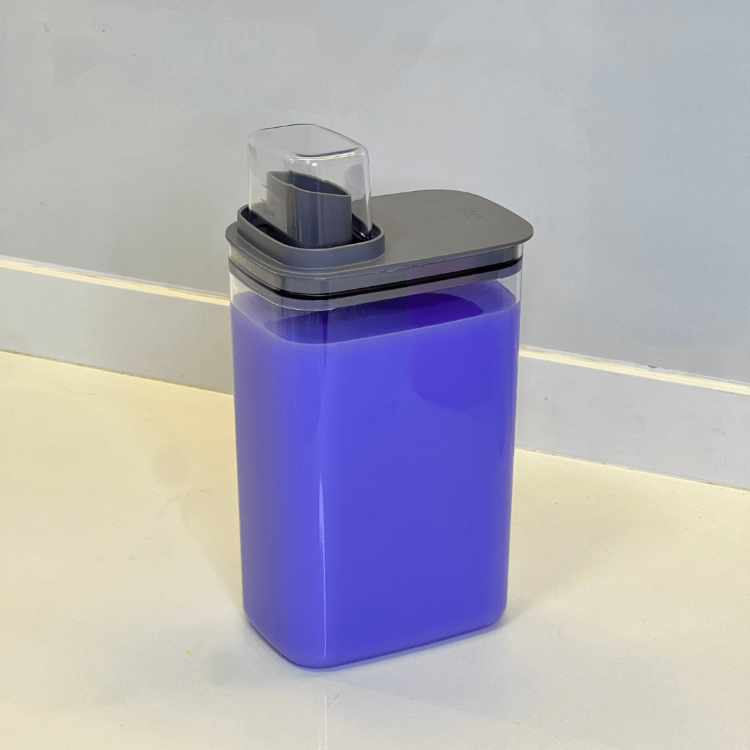 Kit 4 Potes Herméticos Flow Chumbo com Copo Medidor 2,3 Litros