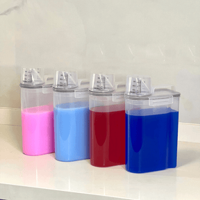 Kit 4 Potes Herméticos Porta Mantimento com Copo Medidor 2,5 Litros