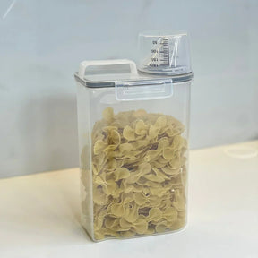 Kit 8 Potes Herméticos com Copo Medidor 2,5 Litros