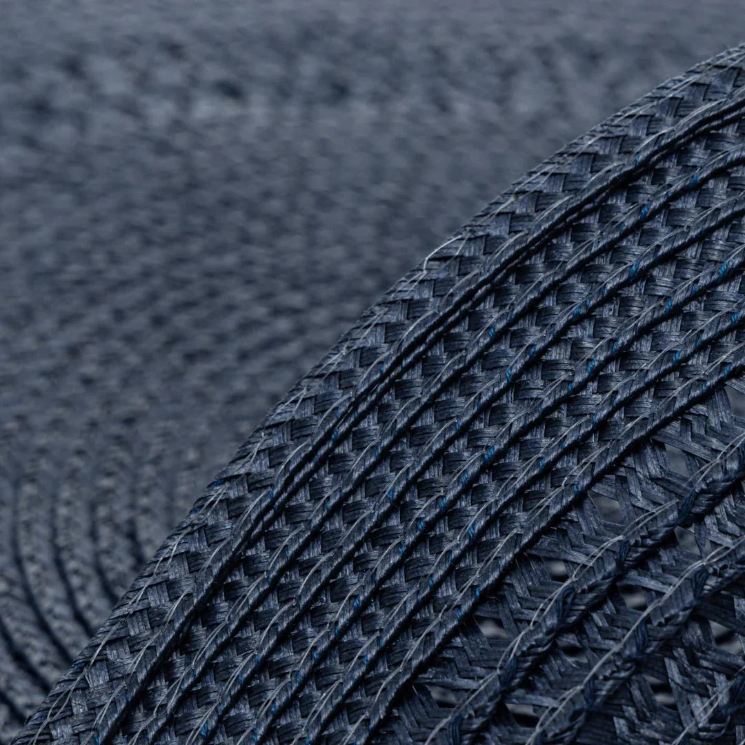 Kit 8 Jogos Americanos Redondo Azul Marinho 38cm