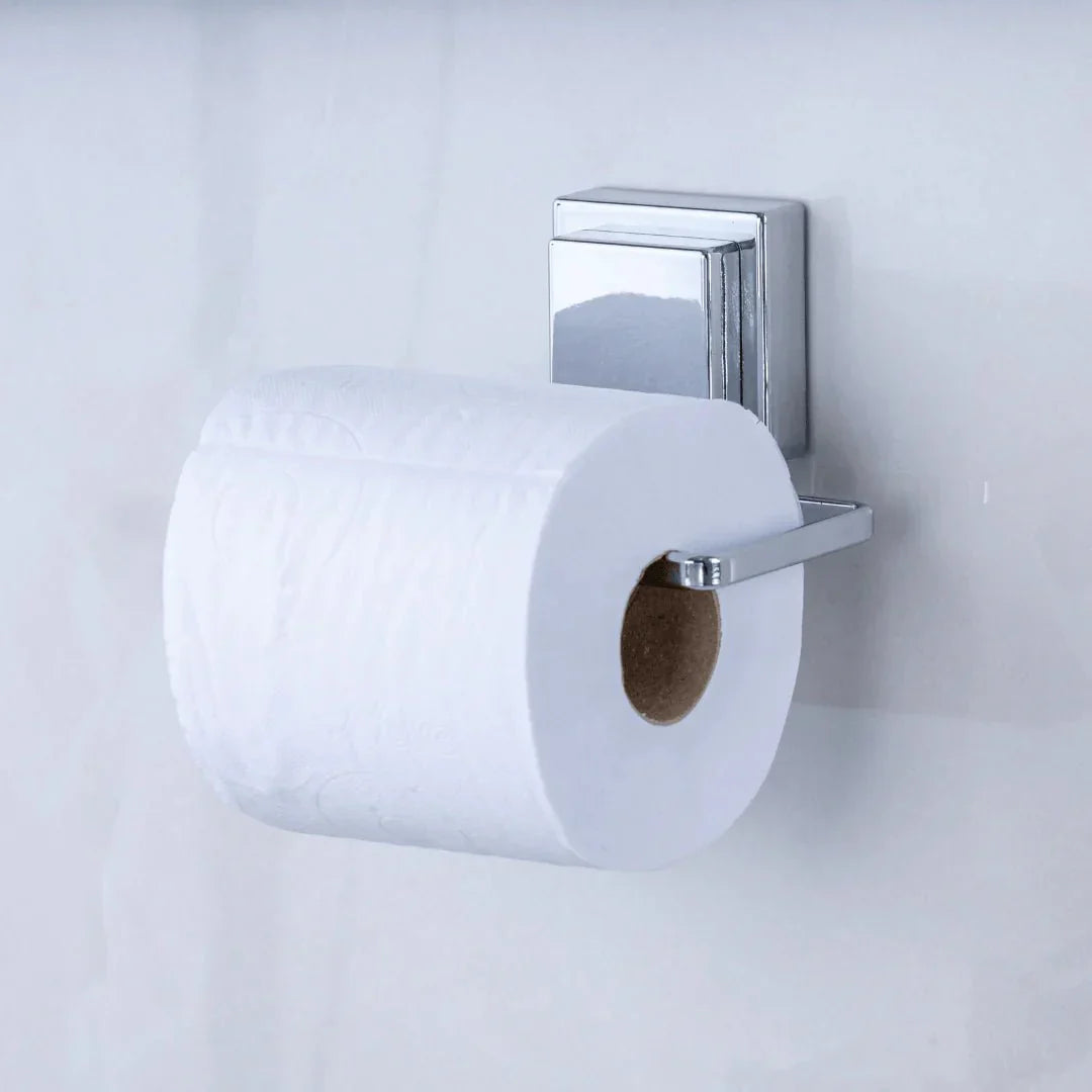 Kit Acessórios para Banheiro de Ventosa Cromado3 Peças