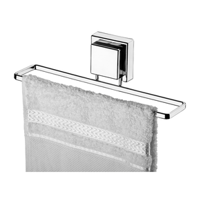 Kit Banheiro Acessórios Fixação Ventosa Cromado 3 Peças