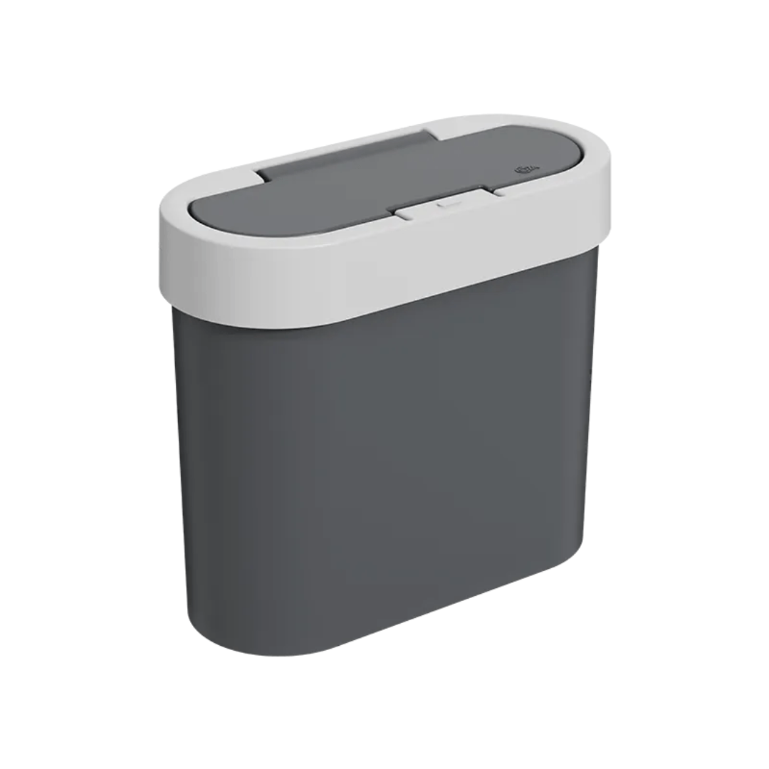 Kit Flat para Cozinha Cinza 3 Peças