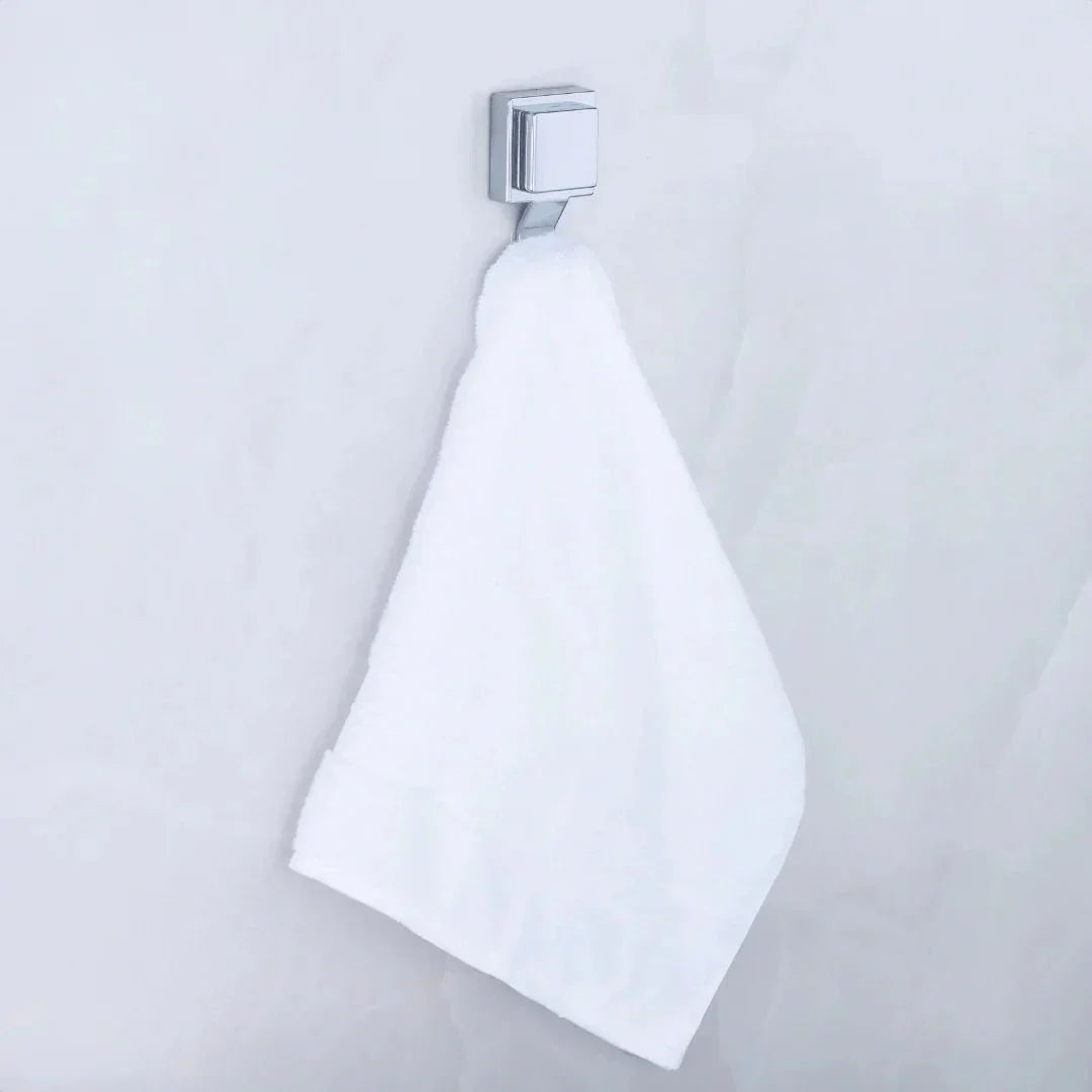 Kit para Banheiro Acessórios de Ventosa Cromado - 4 Peças