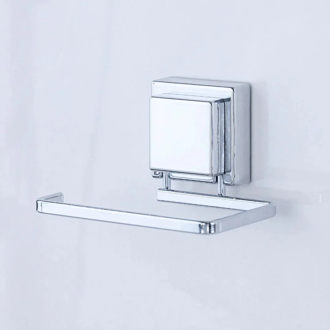 Kit de Banheiro de Ventosa Cromado 4 Peças