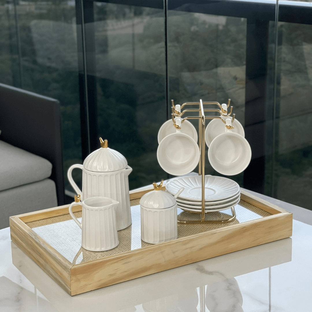 Leiteira Cerâmica Branca 180ml Colibri