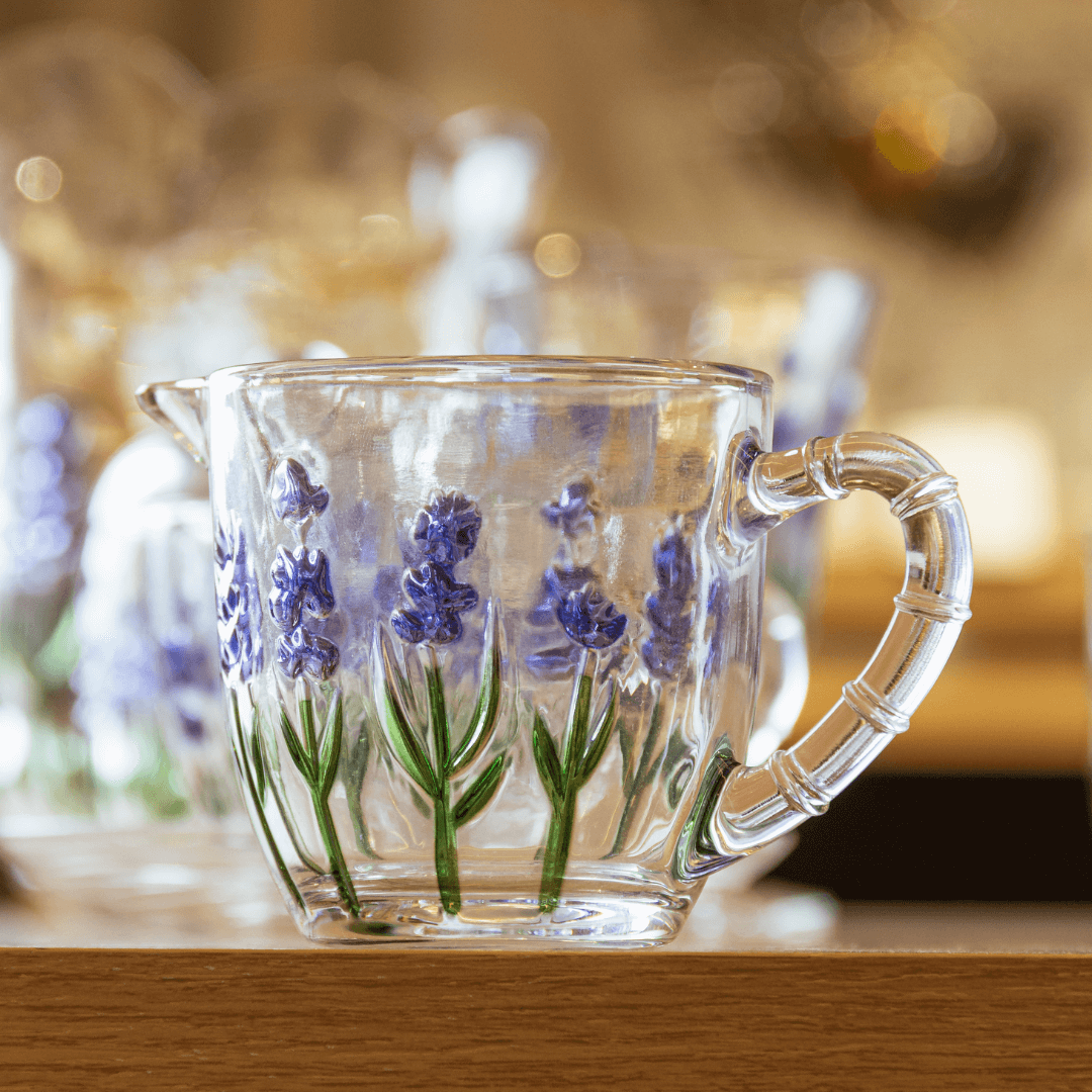 Leiteira de Cristal Lavanda 240ml